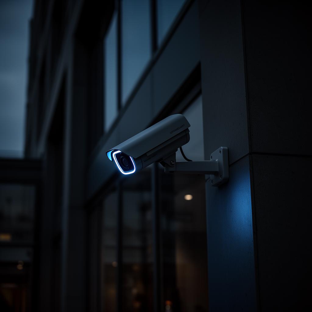 CCTV security camera installation